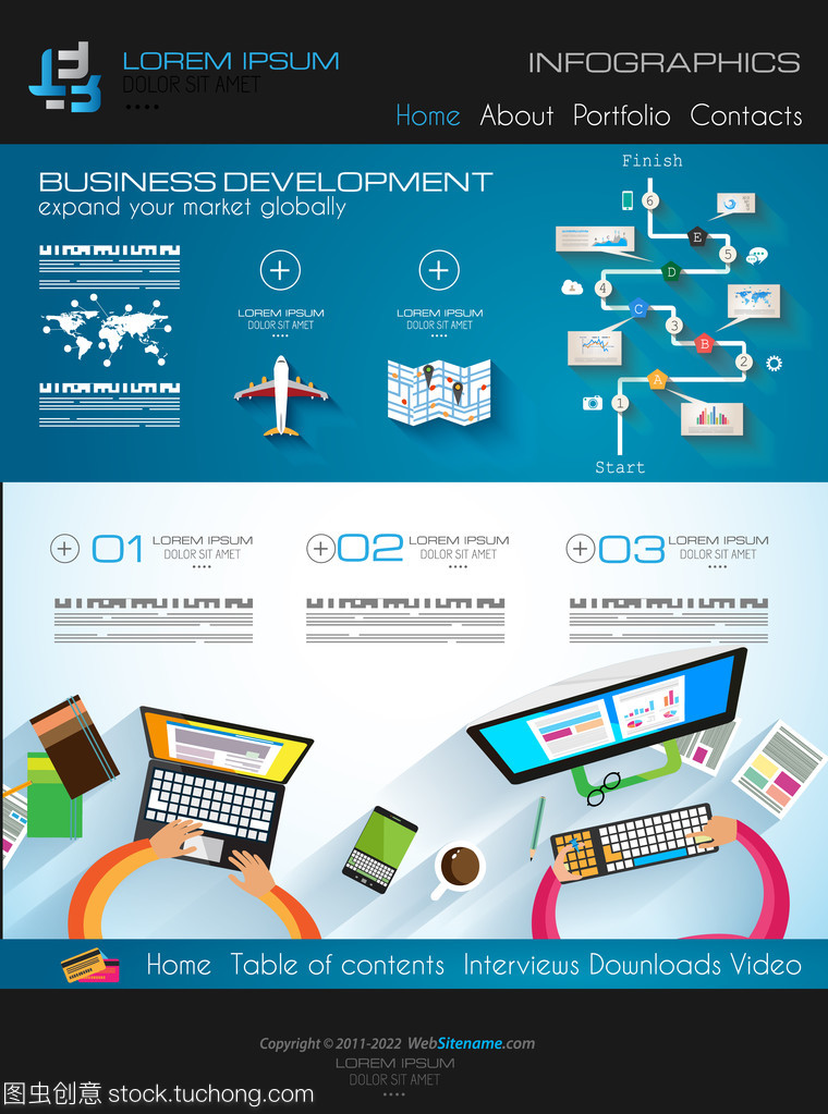 现代网站模板设计服务 为企业打造高效、美观的在线形象
